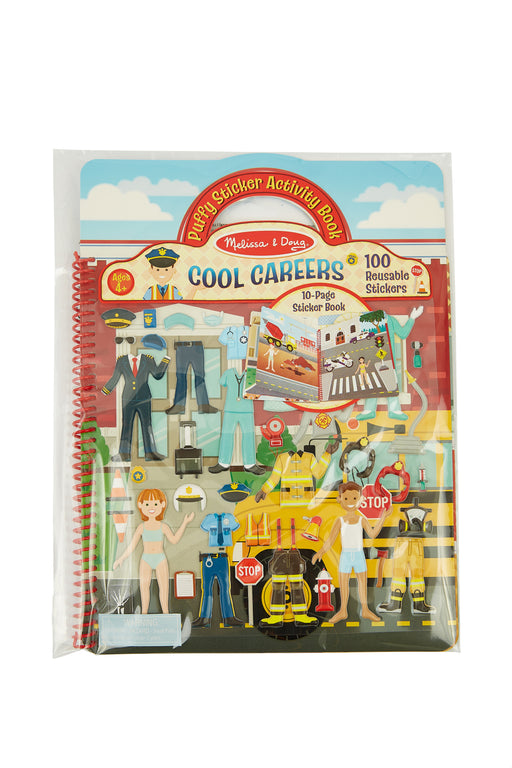 Cool Careers - puffy sticker activity book by Melissa & Doug
