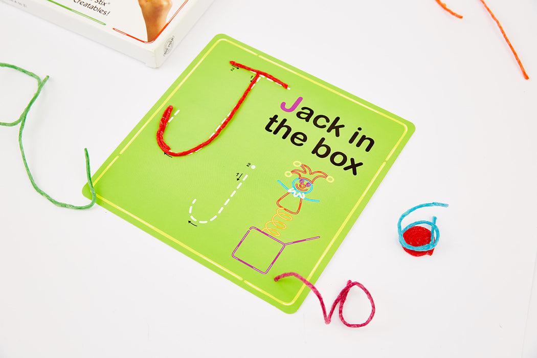 Wikki Stix Alphabet Fun Cards for Learning by Wikki Stix