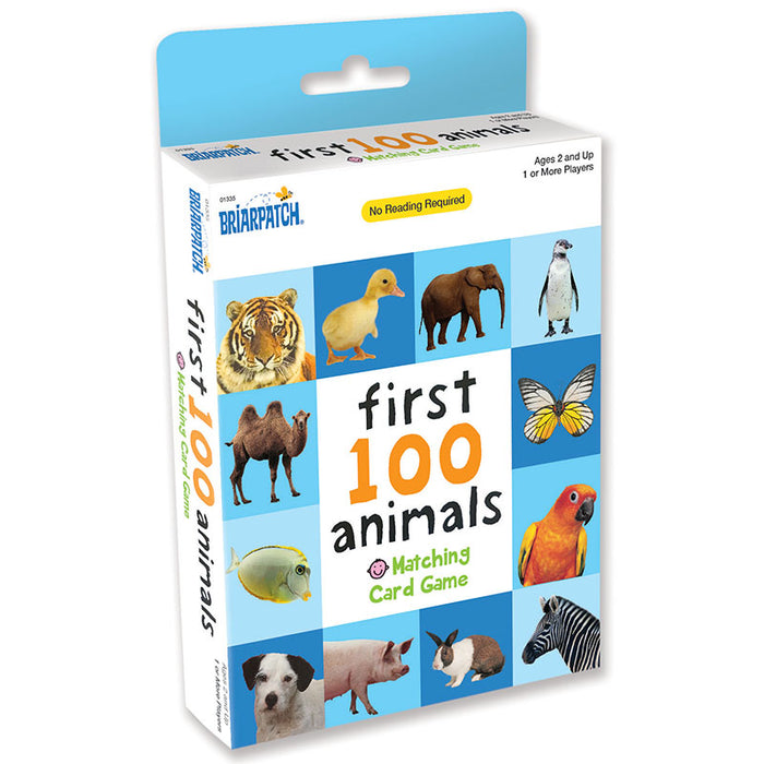 First 100 Animals Matching Card Game by U Games Australia