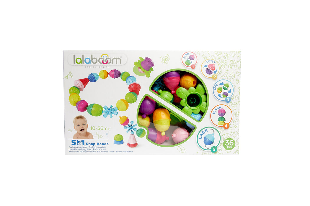Lalaboom 36 PCS Beads and Accessories by Lalaboom
