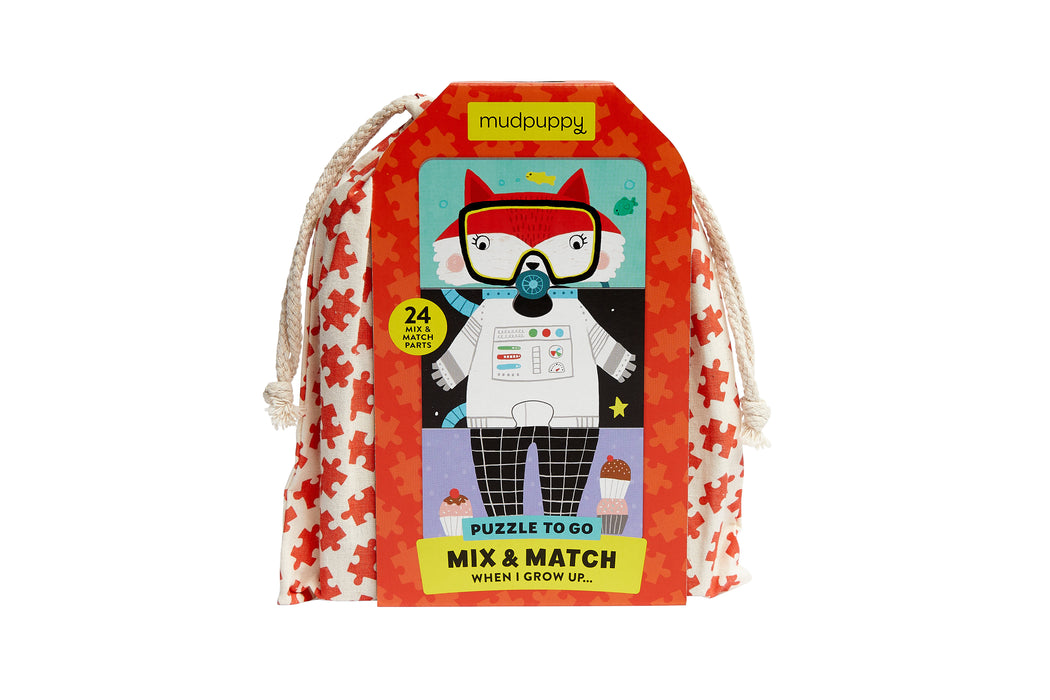 When I Grow Up Mix & Match Puzzle To Go by Mudpuppy
